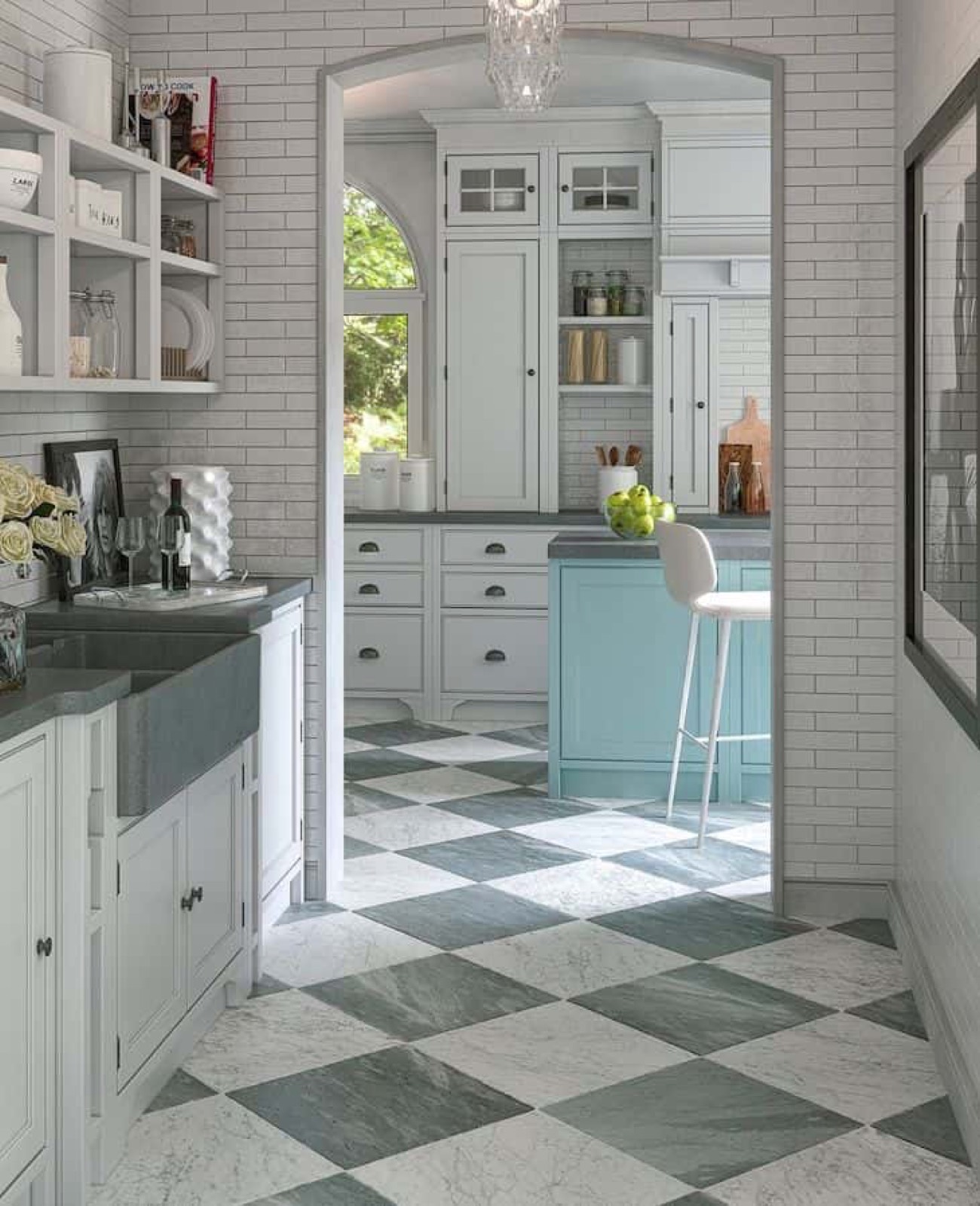 Where to Use the Checkerboard Floor Trend in Your Home - Farmhousehub