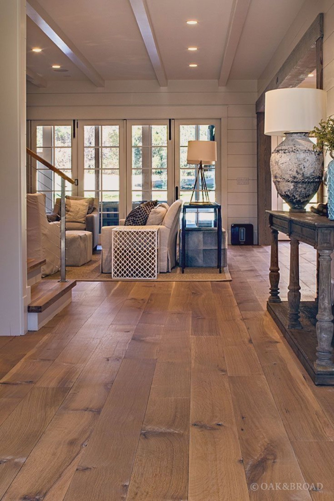 8" Character Rift & Quartered White Oak Hardwood Floor. Extra Long ...