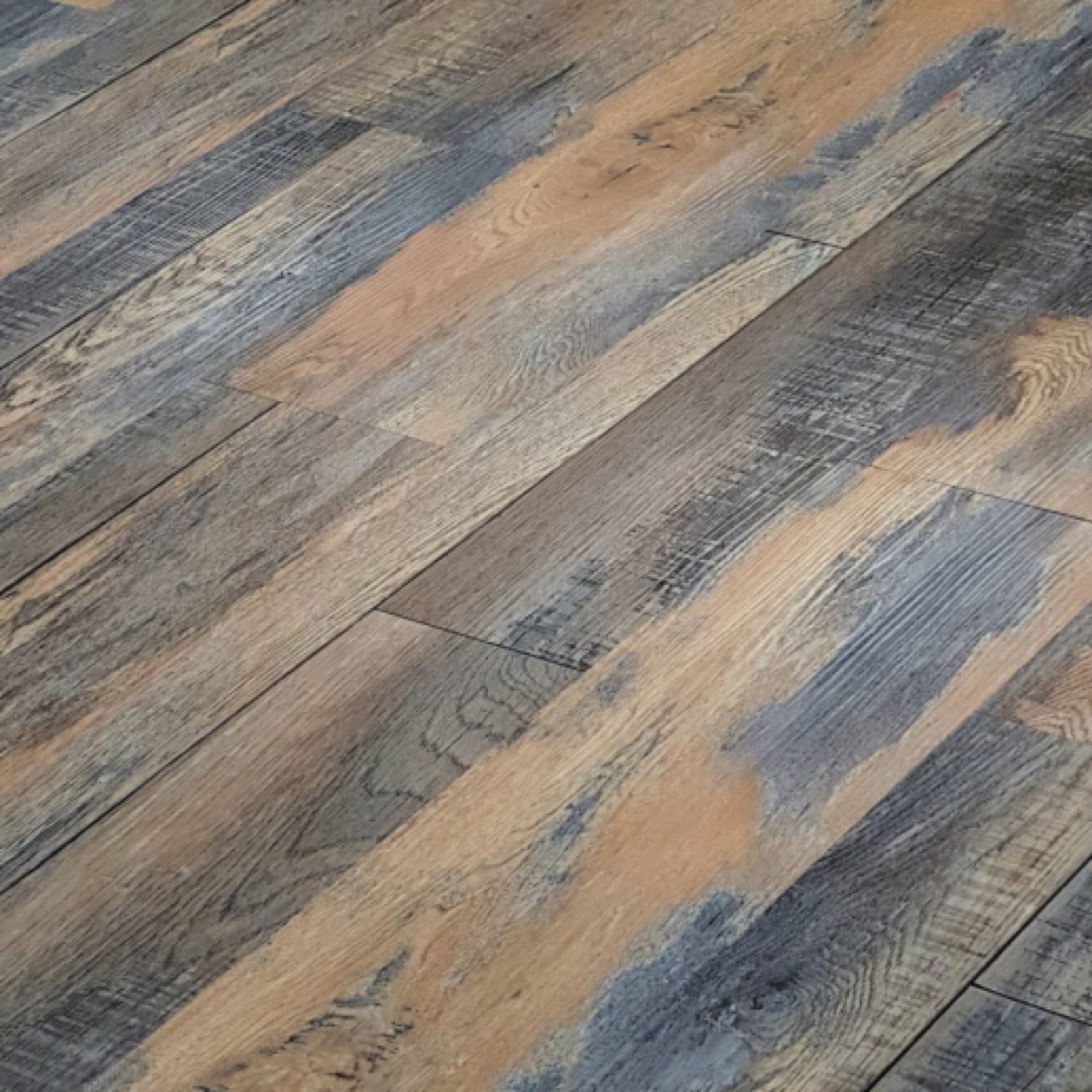 Distressed Autumn Oak WPC Vinyl Flooring Tiles | Floors Direct ...