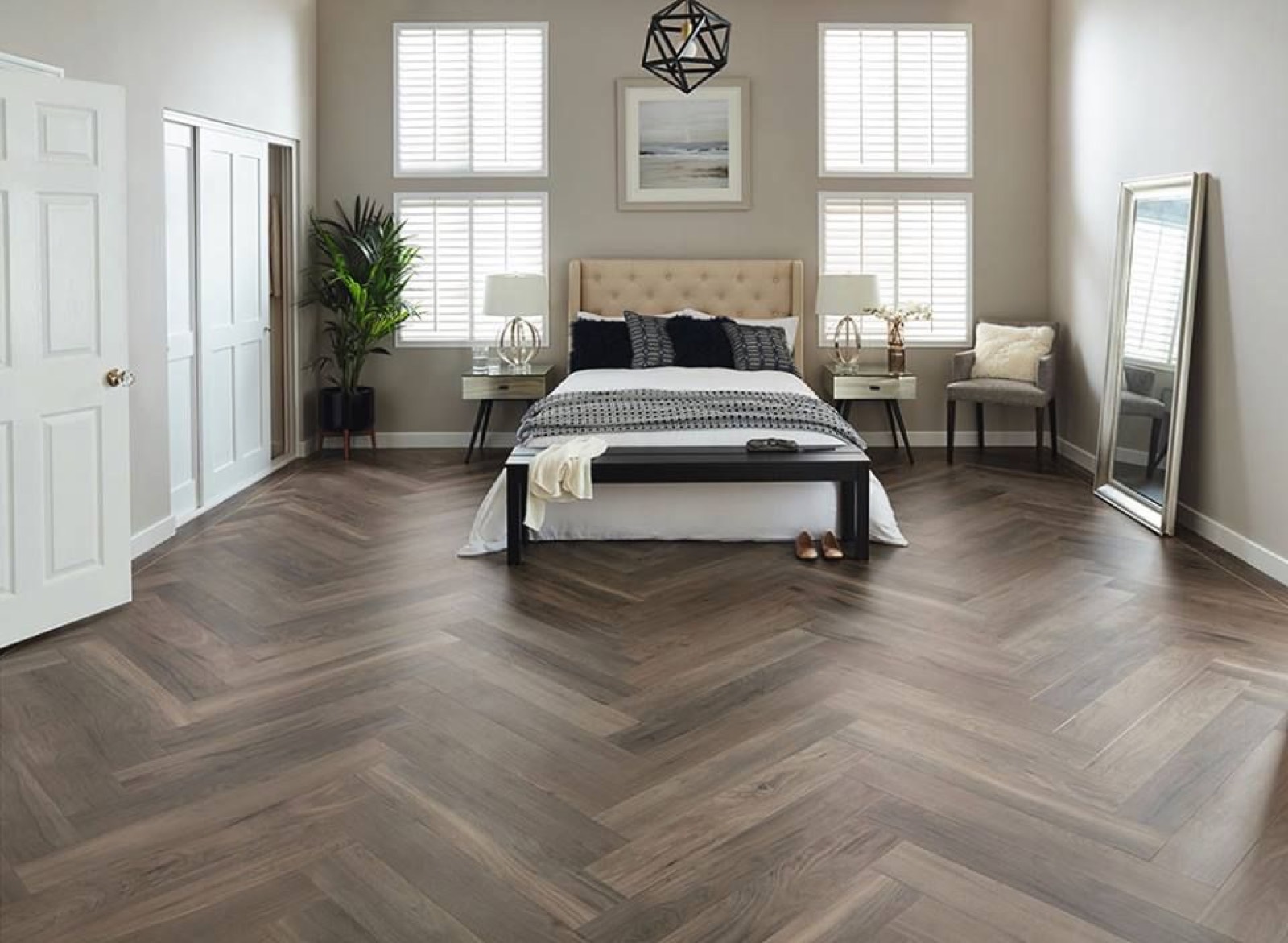Herringbone Vinyl Floor Tiles – Flooring Ideas