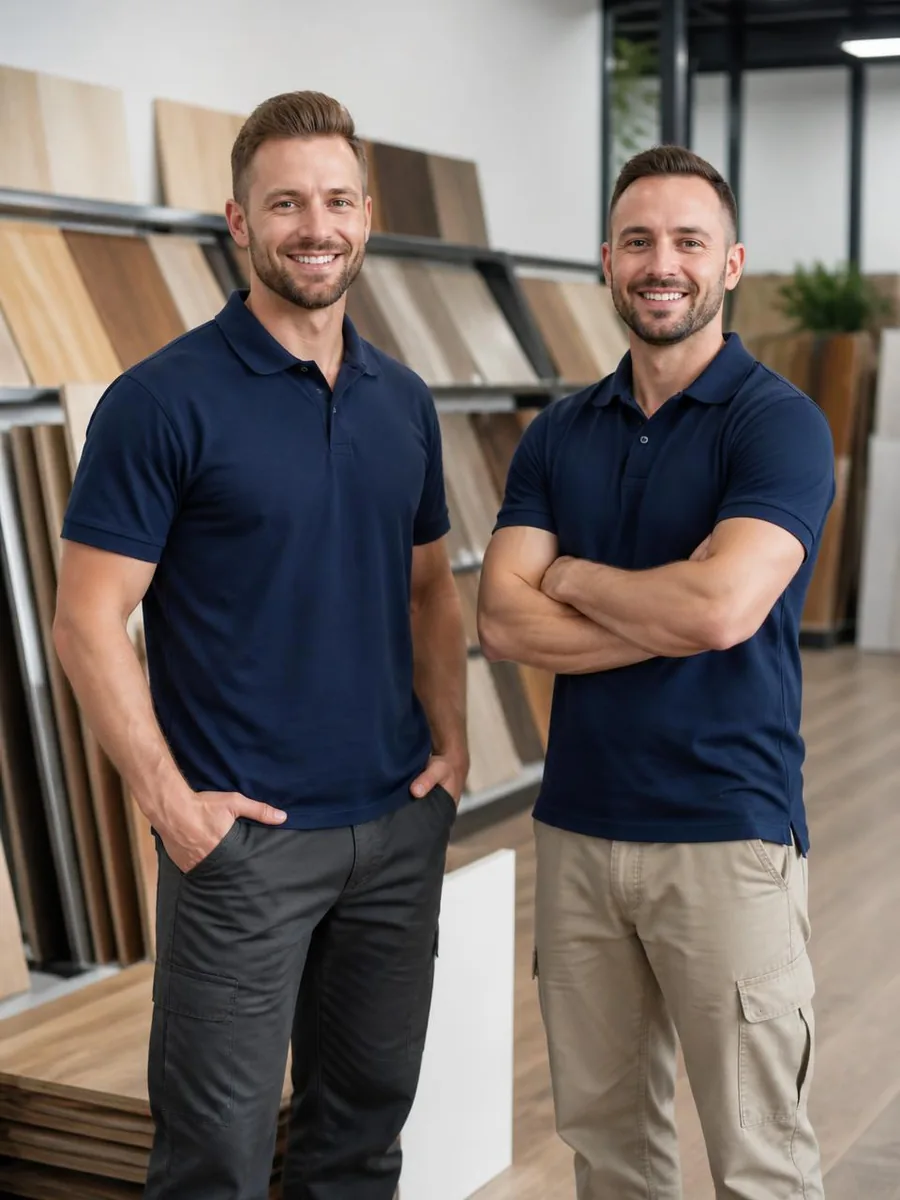 Soto Flooring installation team on a job site in the Oklahoma City metro